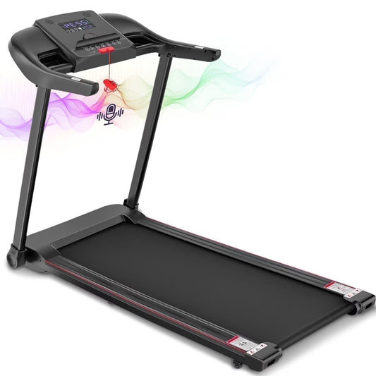 Treadmill Folding Electric Treadmill Bluetooth Voice Control Exercise Treadmill for Home Office Speed Range of 0.5 to 7.5 Mph