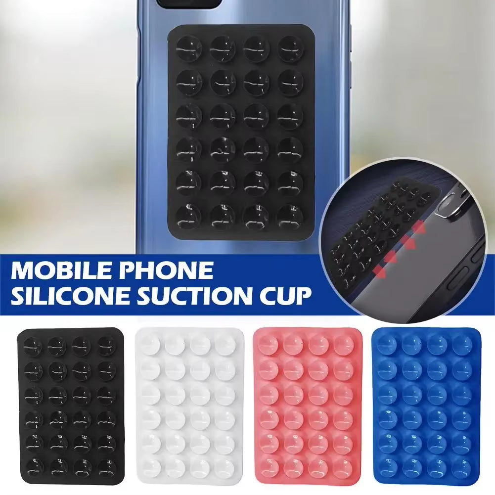 Sticky Grippy Suction Phone Case Mount Sillicon Adhesive Phone Accessory for Iphone and Android Hands-Free Fidget Toy