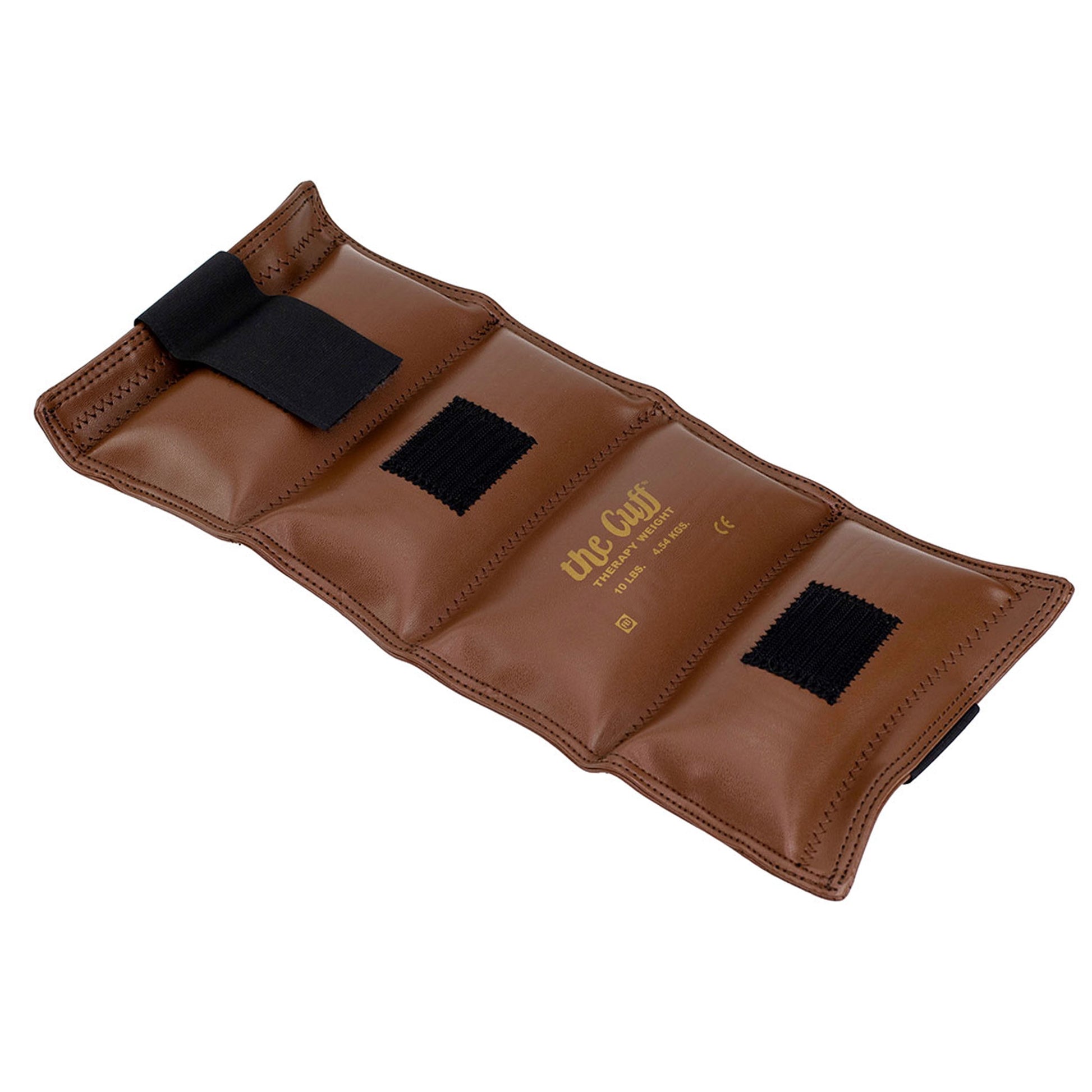 Original Adjustable Ankle and Wrist Weight for Yoga, Dance, Running, Cardio, Aerobics, Toning, and Physical Therapy. 10 Lb - Brown