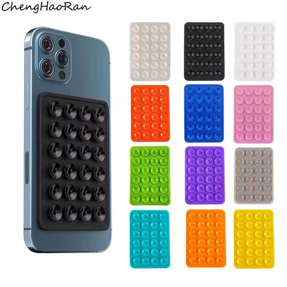 Sticky Grippy Suction Phone Case Mount Sillicon Adhesive Phone Accessory for Iphone and Android Hands-Free Fidget Toy