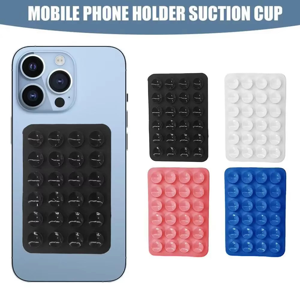 Sticky Grippy Suction Phone Case Mount Sillicon Adhesive Phone Accessory for Iphone and Android Hands-Free Fidget Toy
