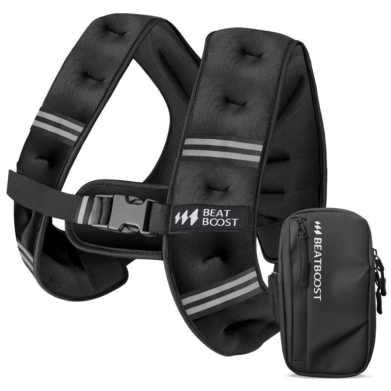 Weighted Vest for Women Men Beatboost 5 10 15 20 25 30Lb Weight Vest with Lronsand for Walking Strength Trainingrunning Workout