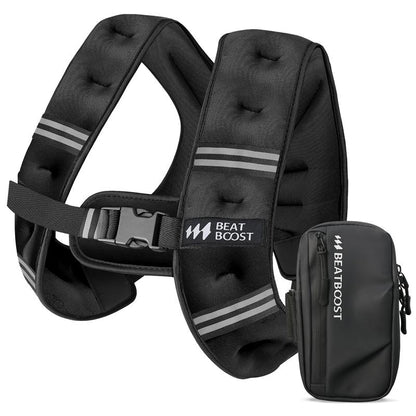 Weighted Vest for Women Men Beatboost 5 10 15 20 25 30Lb Weight Vest with Lronsand for Walking Strength Trainingrunning Workout