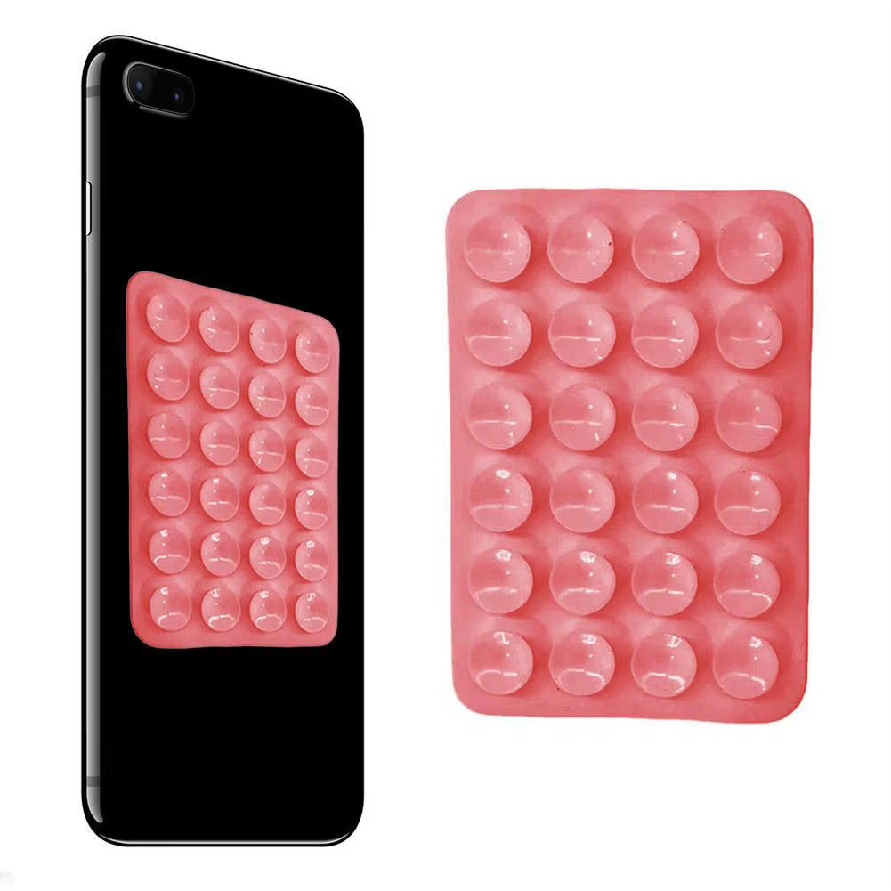 Sticky Grippy Suction Phone Case Mount Sillicon Adhesive Phone Accessory for Iphone and Android Hands-Free Fidget Toy