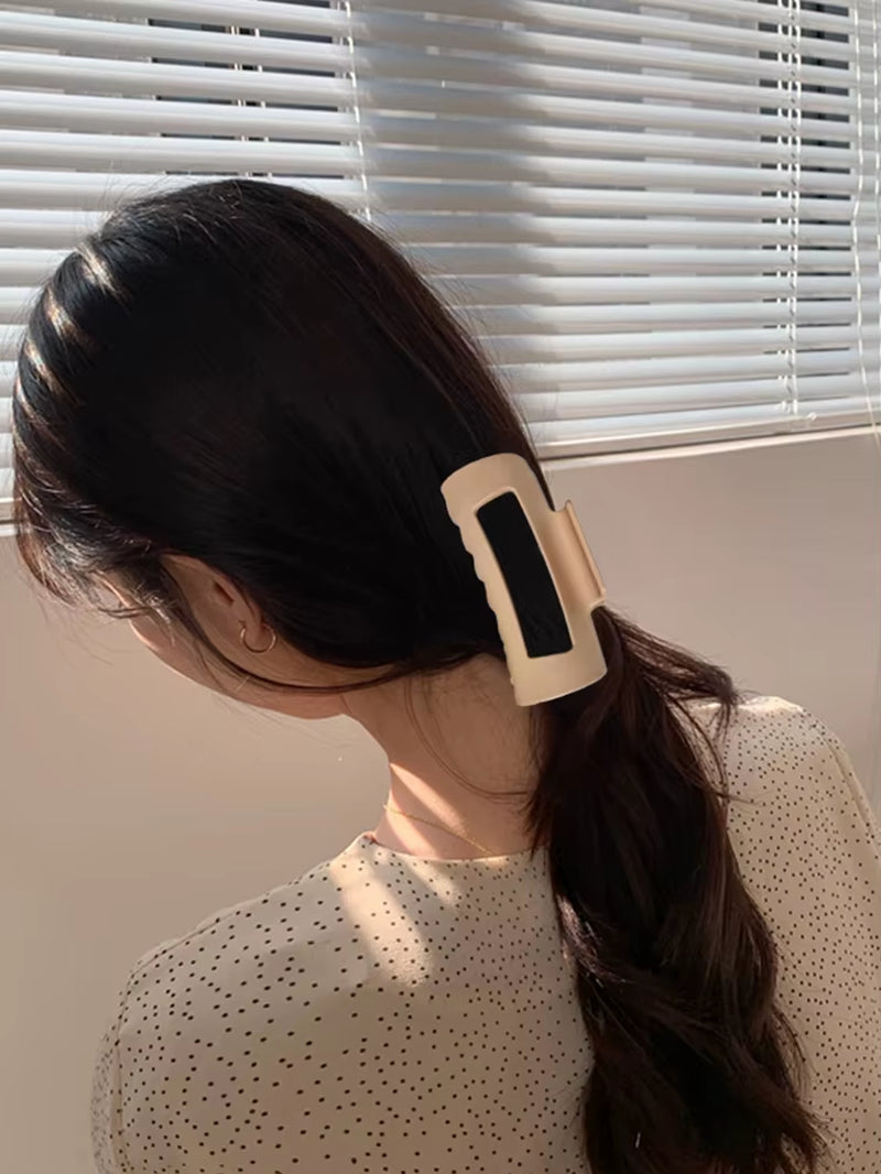 Silicone Soft Claw Clip Nonslip Elegant Hair Clip Flexible Trendy Hair Accessories for Birthday Christmas Gift