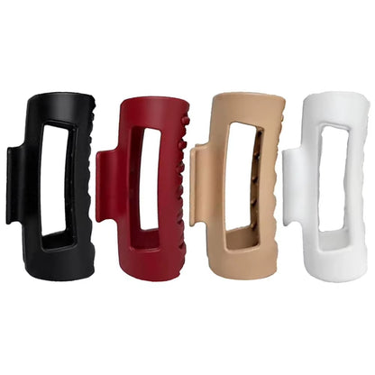 Silicone Soft Claw Clip Nonslip Elegant Hair Clip Flexible Trendy Hair Accessories for Birthday Christmas Gift