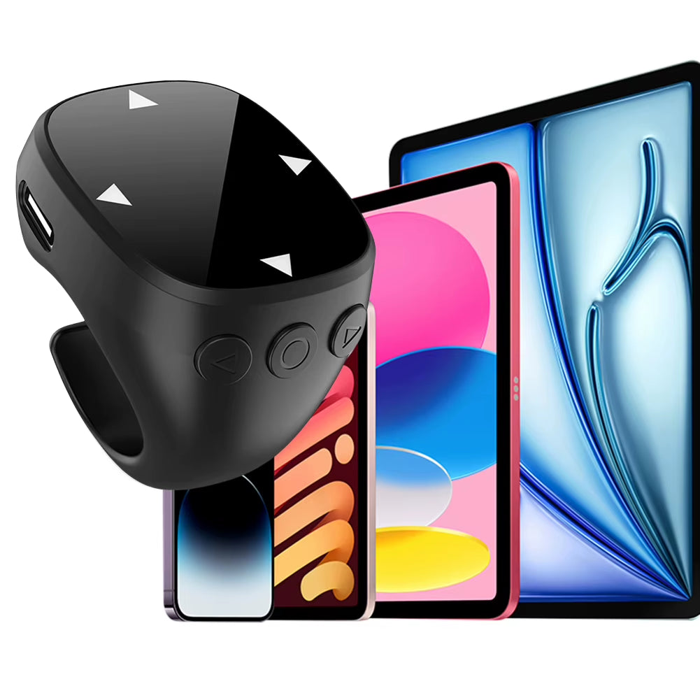 For Tiktok Scrolling Ring Bluetooth-Compatible 5.3 Video Scrolling Remote Control Finger Remote for Android Ios Iphone Ipad