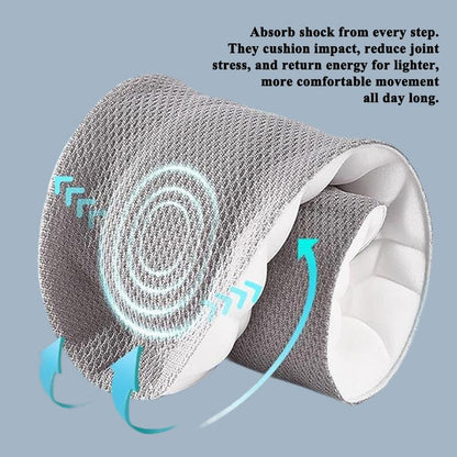 Soft Elastic Ultra-Breathable Bounce Shoe Insoles Men Women Tailored Lightweight Sweat Absorbent Comfortable 4D Cloud Insole anti Fatigue, Shock Absorption, Foot Pain Relief Footwear Insole